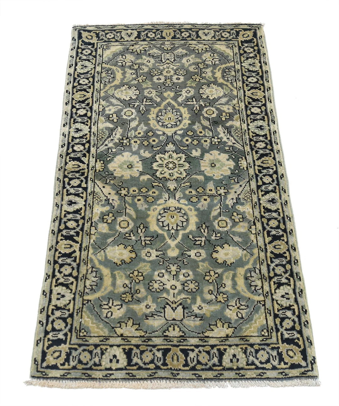 Indian Oriental Rug 1'11" x 3'11" Hand-Knotted | No. AT62726