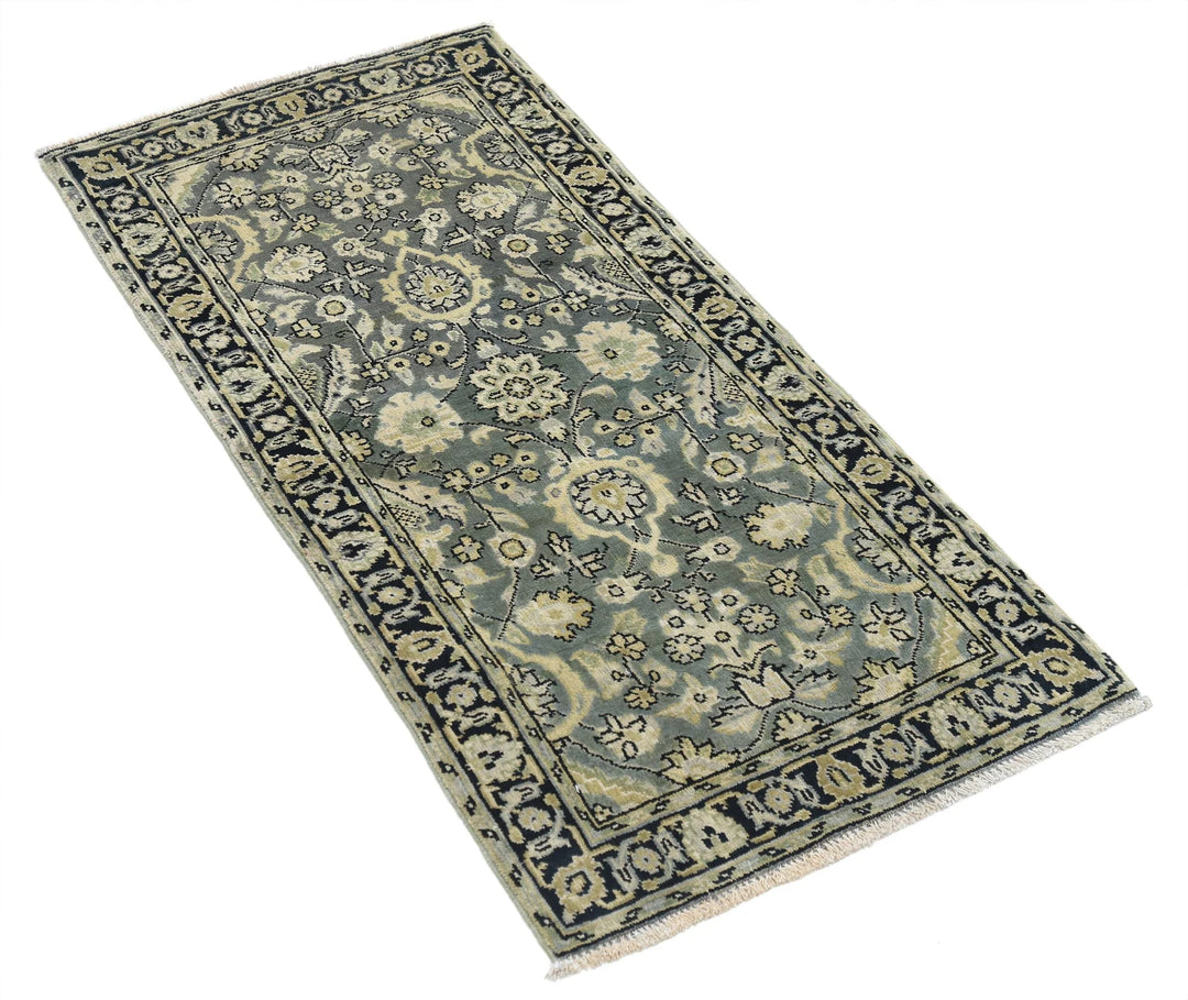 Indian Oriental Rug 1'11" x 3'11" Hand-Knotted | No. AT62726