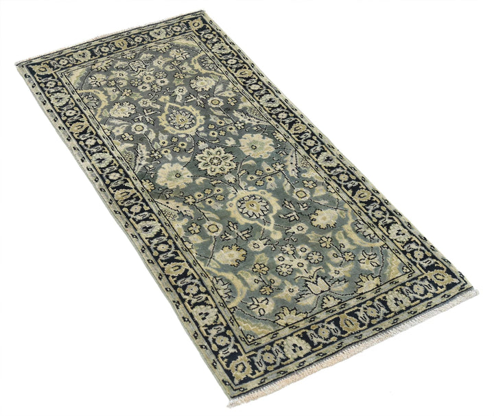 Indian Oriental Rug 1'11" x 3'11" Hand-Knotted | No. AT62726