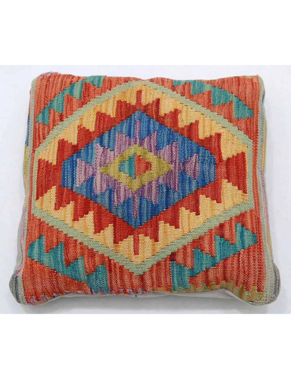 Multicolor Afghan Tribal Rug Flat-weave | No. AT62731