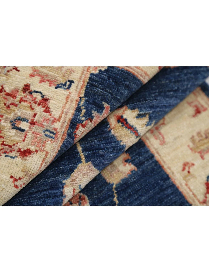 Afghan Ziegler Rug 2' 7" x 4' 4" Hand-Knotted | No. AT62866