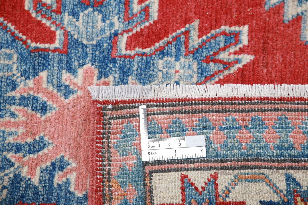 Afghan Kazak Rug 2' 7" x 9' 2" Hand-Knotted | No. AT62912