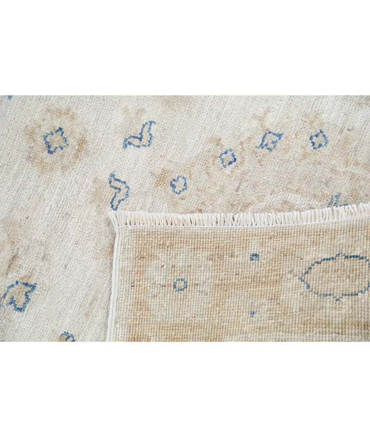 Beige Afghan Serenity Rug 2' 6" x 3' 9" Hand-Knotted | No. AT62956