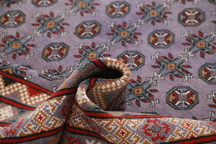 Afghan Revival Rug 5' 4" x 8' 1" Hand-Knotted | No. AT63058