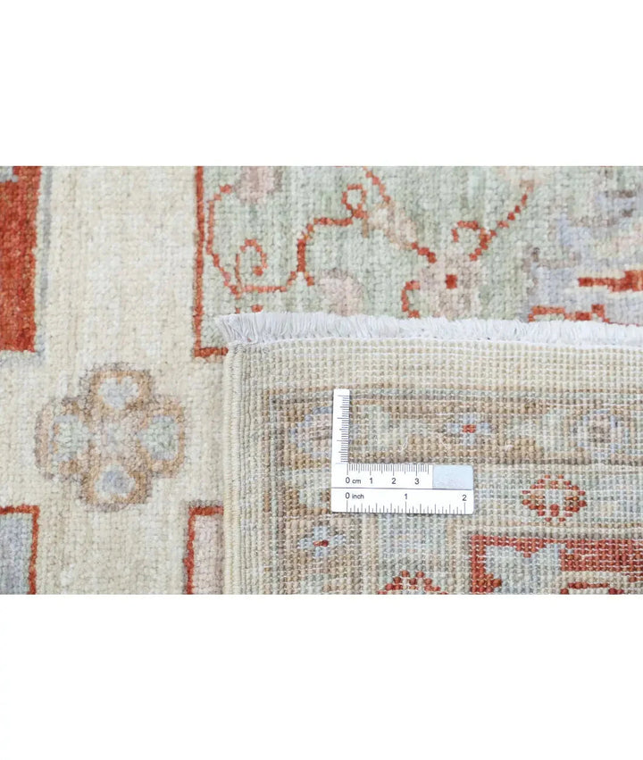 Afghan Bakhtiari Rug 5' 7" x 7' 9" Hand-Knotted | No. AT63197