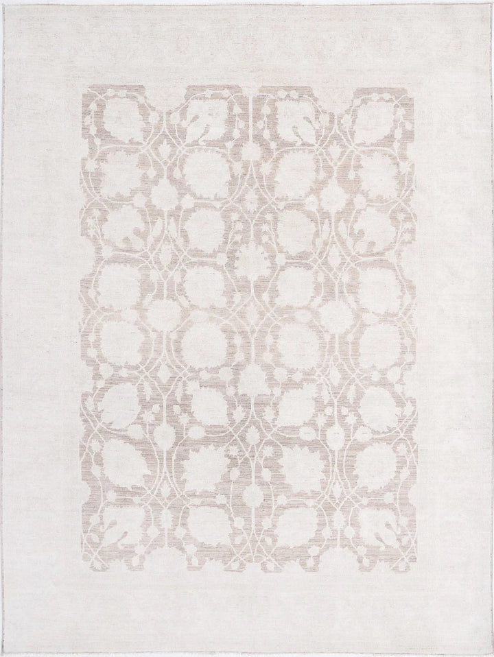 Afghan Serenity Rug 8' 7" x 11' 3" Hand-Knotted | No. AT63221