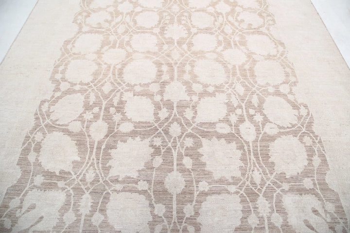 Afghan Serenity Rug 8' 7" x 11' 3" Hand-Knotted | No. AT63221