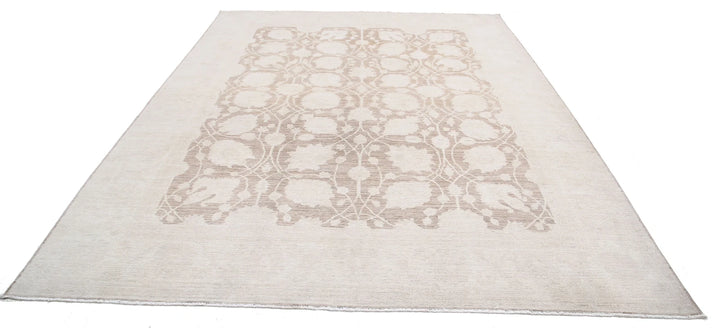 Afghan Serenity Rug 8' 7" x 11' 3" Hand-Knotted | No. AT63221