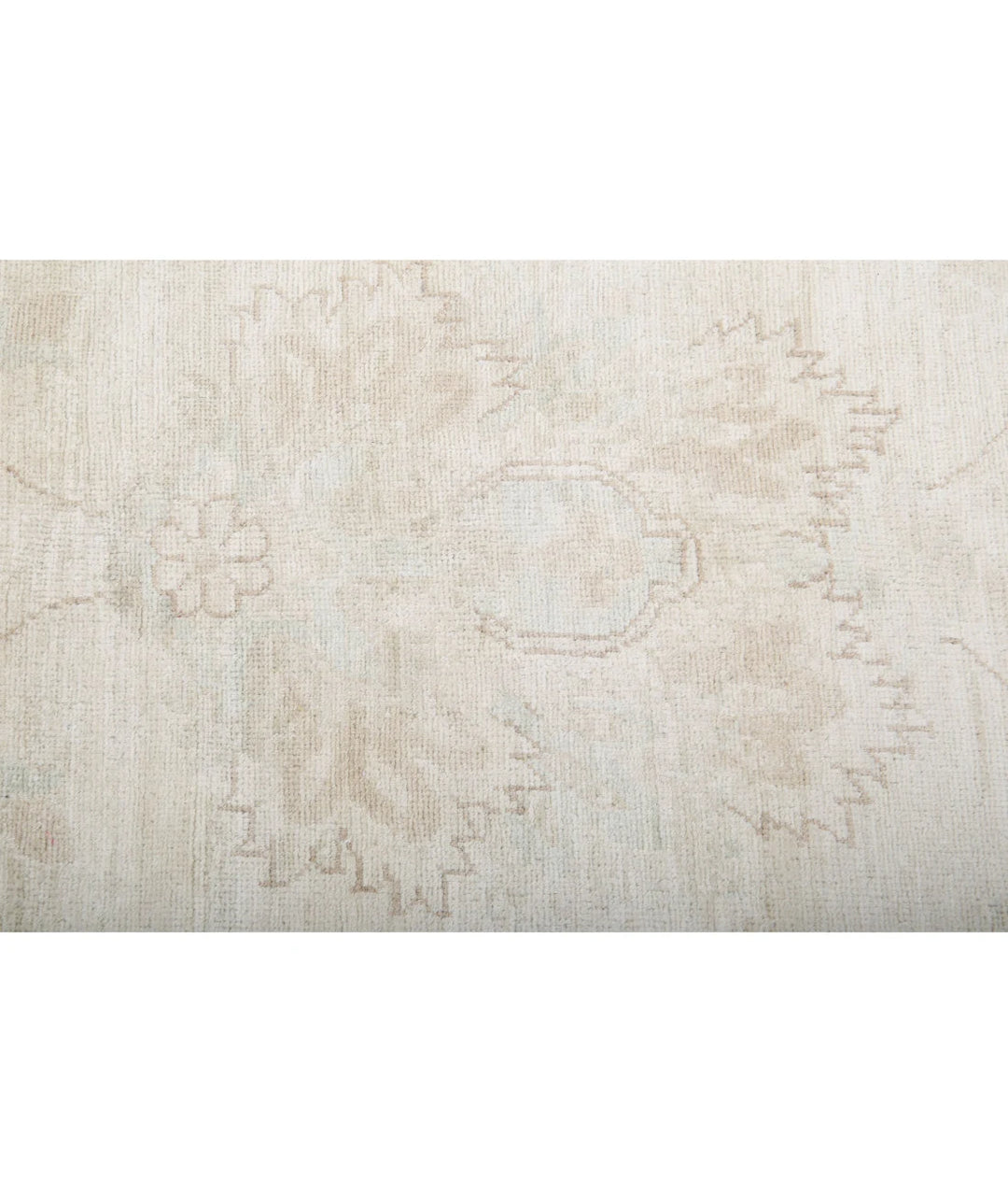 Ivory Afghan Serenity Rug 17' 0" x 23' 9" Hand-Knotted | No. AT63248