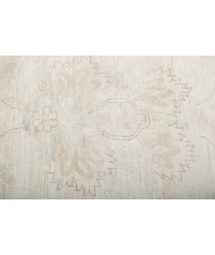 Ivory Afghan Serenity Rug 17' 0" x 23' 9" Hand-Knotted | No. AT63248