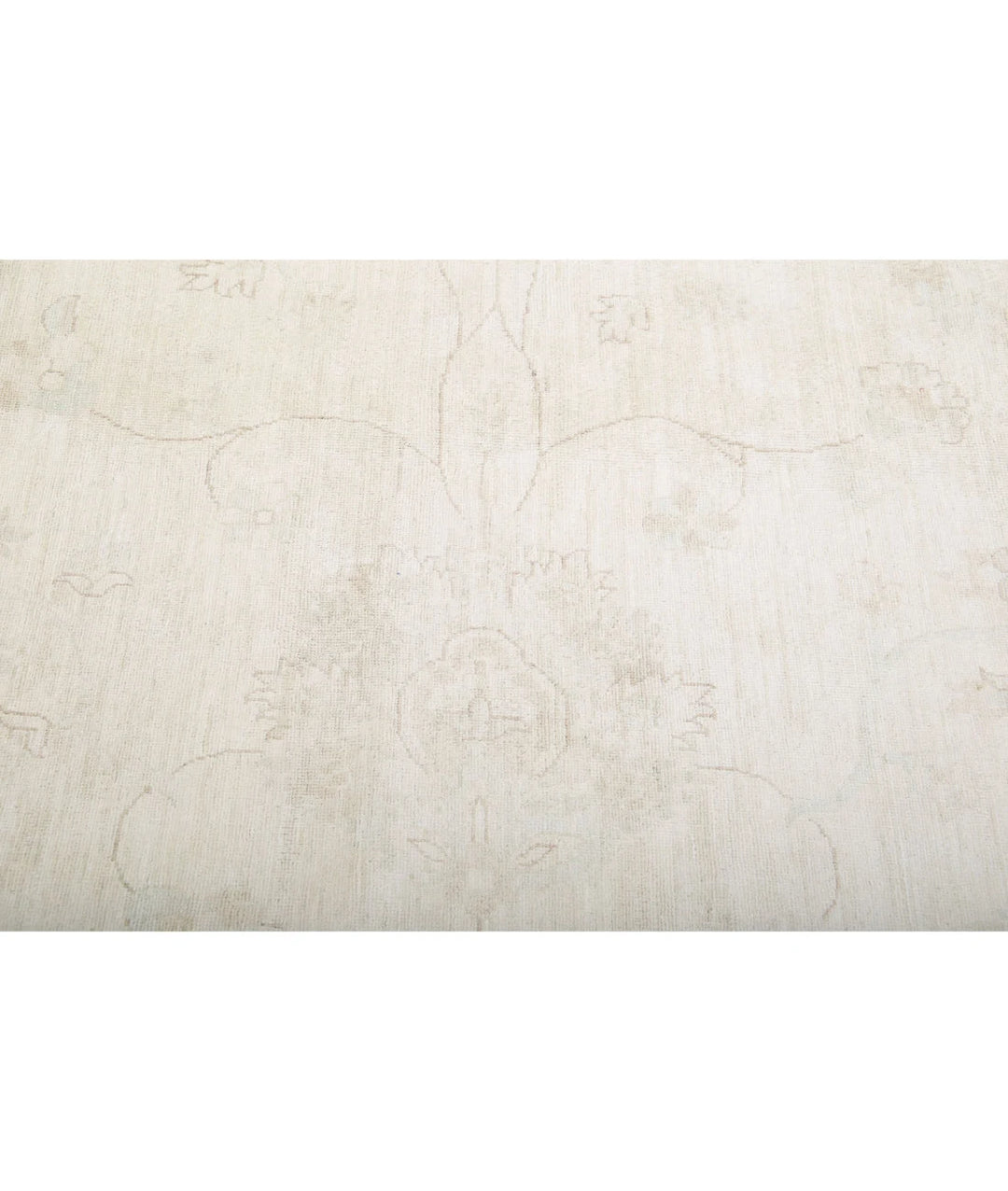 Ivory Afghan Serenity Rug 17' 0" x 23' 9" Hand-Knotted | No. AT63248