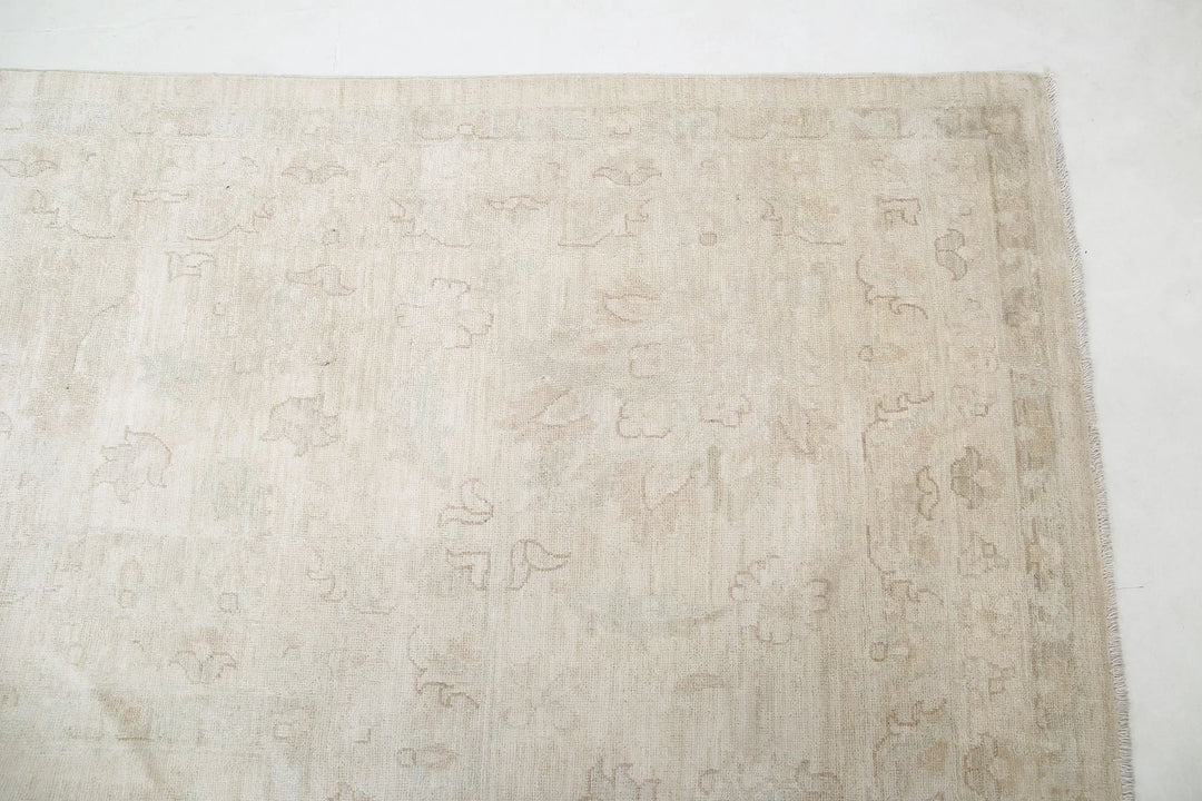 Ivory Afghan Serenity Rug 17' 0" x 23' 9" Hand-Knotted | No. AT63248