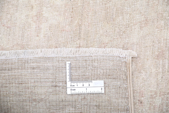 Ivory Afghan Serenity Rug 8' 2" x 10' 1" Hand-Knotted | No. AT63273
