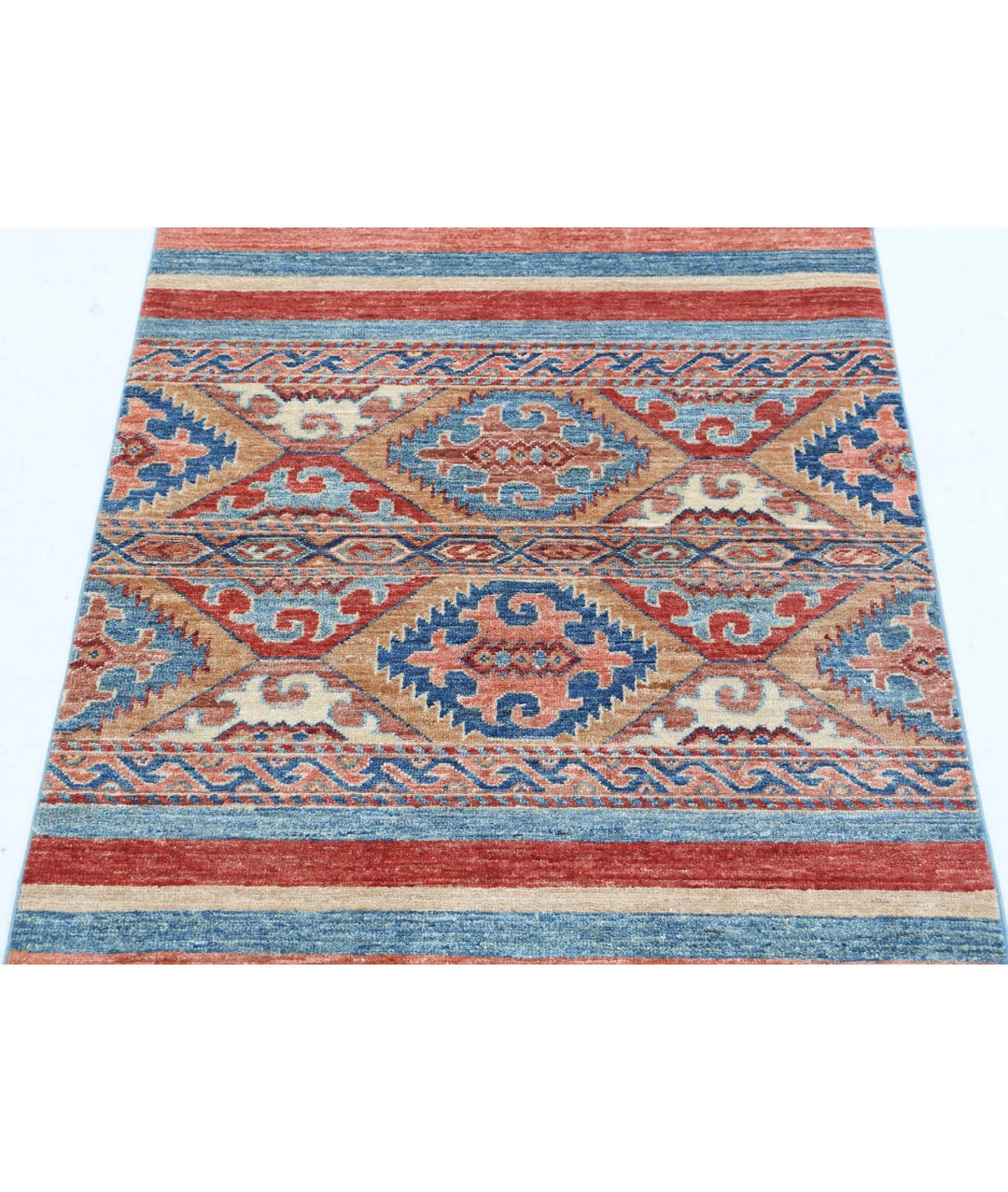 Afghan Khurjeen Rug 2' 8" x 3' 10" Hand-Knotted | No. AT63329
