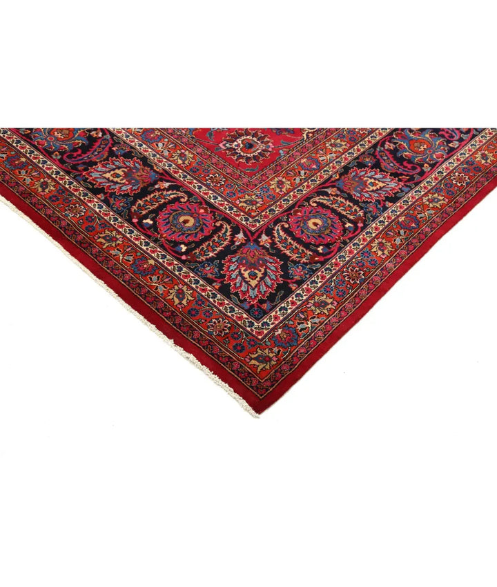 Persian Mashad Sheikh Borangi Rug 10' 11" x 16' 2" Hand-Knotted | No. AT63428