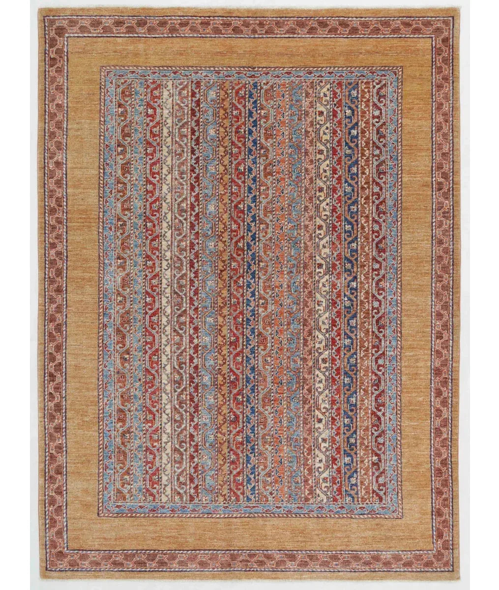 Afghan Oriental Rug 5' 9" x 7' 8" Hand-Knotted | No. AT63459