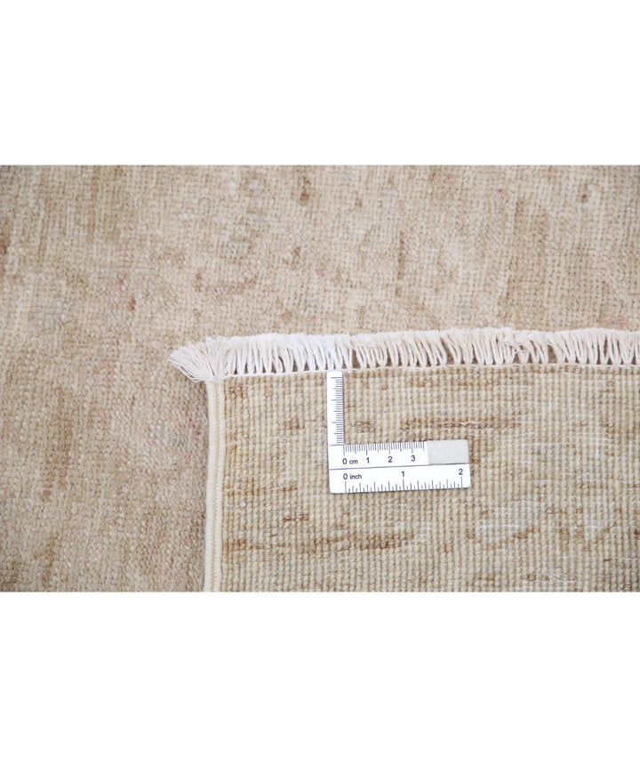 Ivory Afghan Serenity Rug 8' 8" x 11' 8" Hand-Knotted | No. AT63549