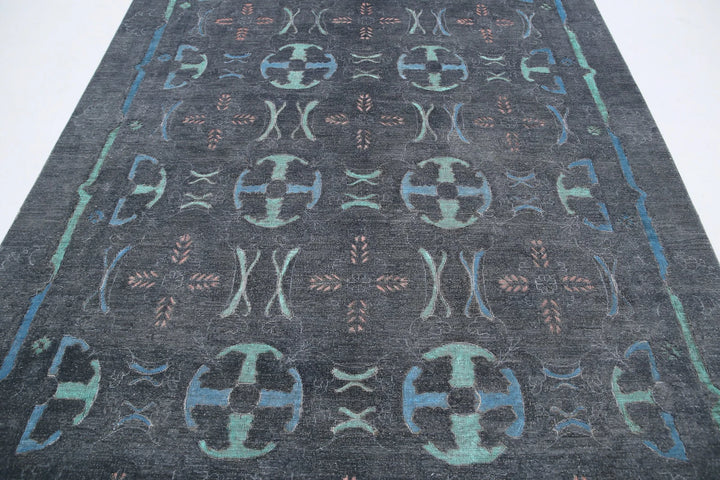 Afghan Oriental Rug 6' 3" x 13' 6" Hand-Knotted | No. AT63553