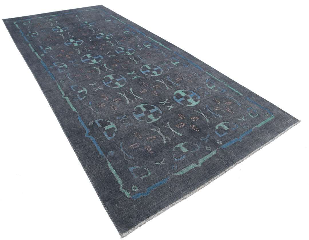 Afghan Oriental Rug 6' 3" x 13' 6" Hand-Knotted | No. AT63553