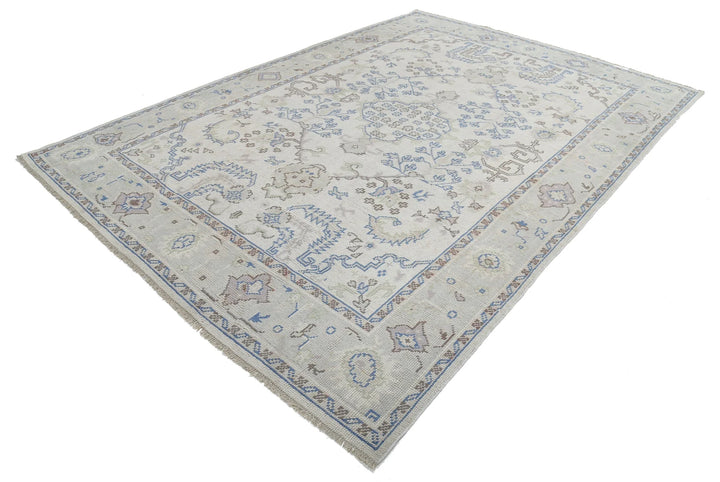Turkish Oushak Rug 8' 1" x 11' 3" Hand-Knotted | No. AT63592