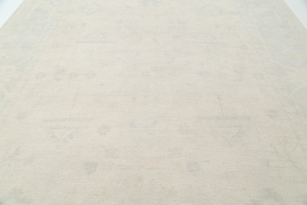 Afghan Oushak Rug 10' 6" x 13' 11" Hand-Knotted | No. AT63862
