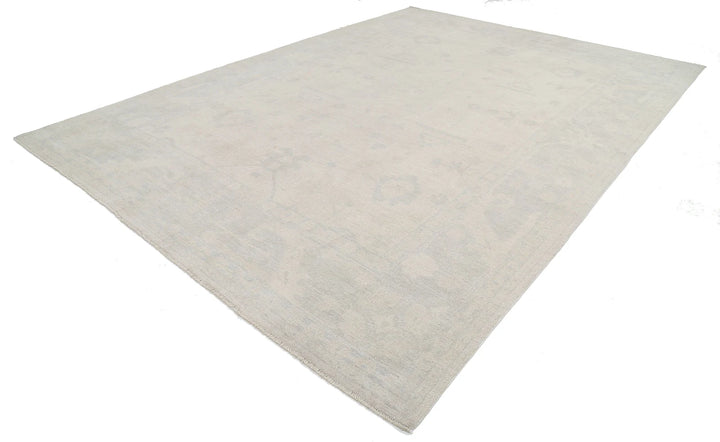 Afghan Oushak Rug 10' 6" x 13' 11" Hand-Knotted | No. AT63862