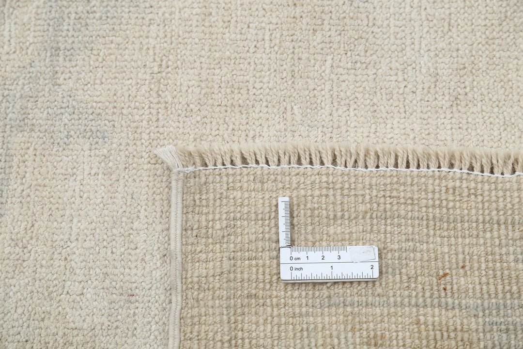 Afghan Oushak Rug 10' 6" x 13' 11" Hand-Knotted | No. AT63862