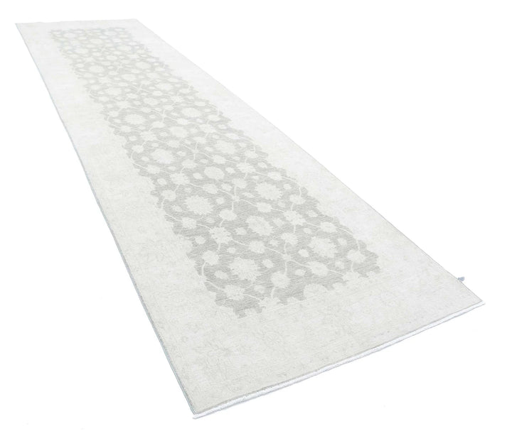 Afghan Serenity Runner Rug 4' 8" x 16' 3" Hand-Knotted | No. AT63876