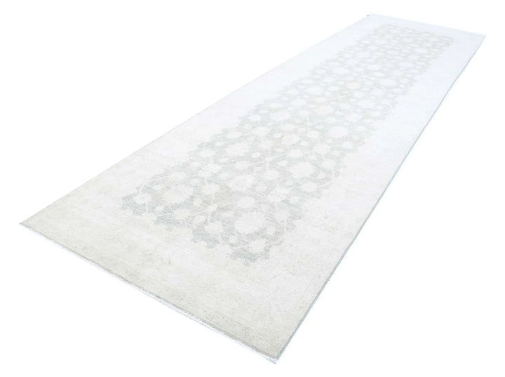 Afghan Serenity Runner Rug 4' 8" x 16' 3" Hand-Knotted | No. AT63876