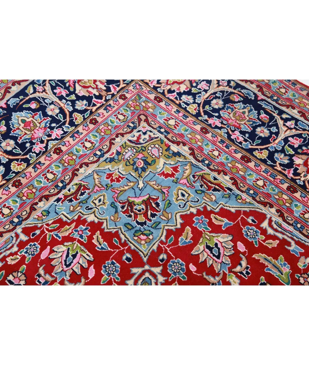 Persian Kerman Rug 9' 10" x 13' 8" Hand-Knotted | No. AT63888