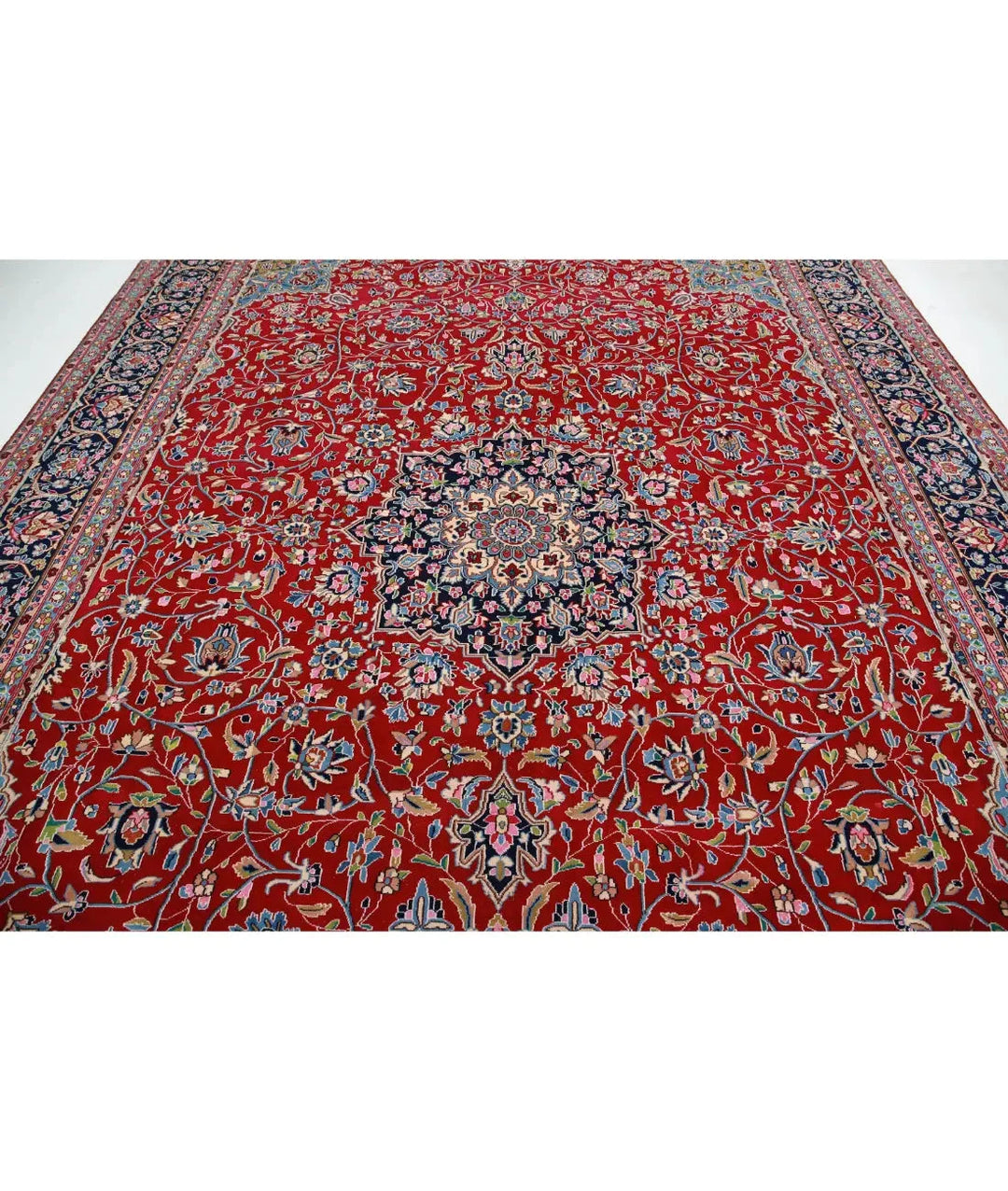 Persian Kerman Rug 9' 10" x 13' 8" Hand-Knotted | No. AT63888