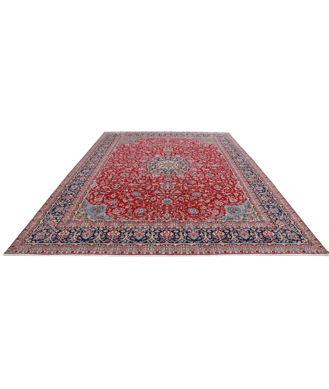 Persian Kerman Rug 9' 10" x 13' 8" Hand-Knotted | No. AT63888
