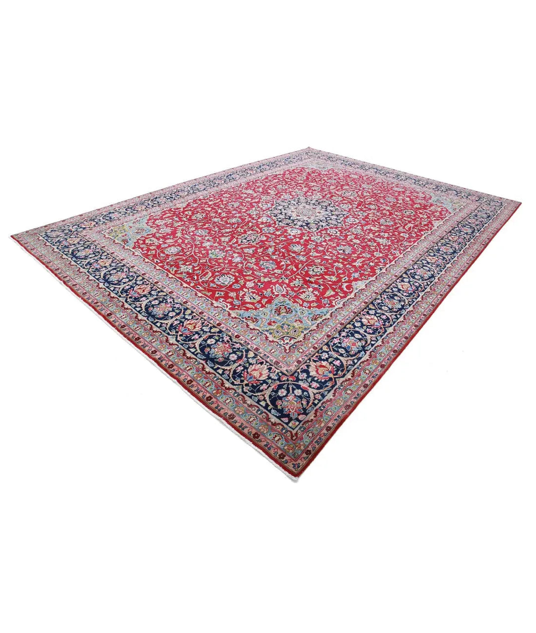 Persian Kerman Rug 9' 10" x 13' 8" Hand-Knotted | No. AT63888