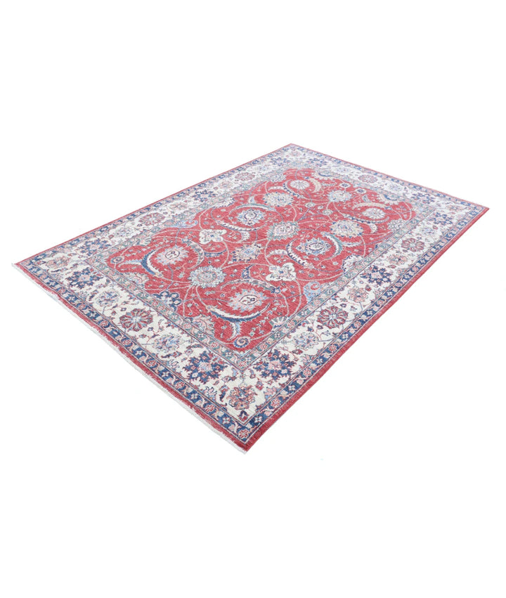 Afghan Ziegler Farhan Rug 5' 4" x 8' 0" Hand-Knotted | No. AT63954