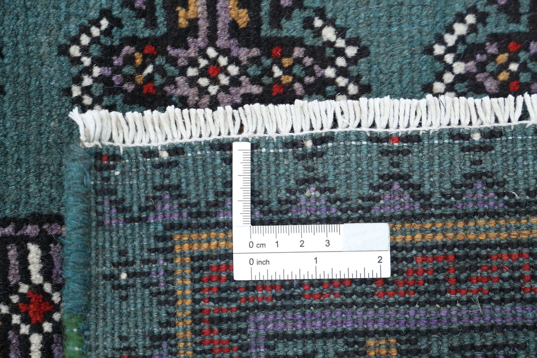 Afghan Revival Rug 5' 7" x 7' 7" Hand-Knotted | No. AT63988