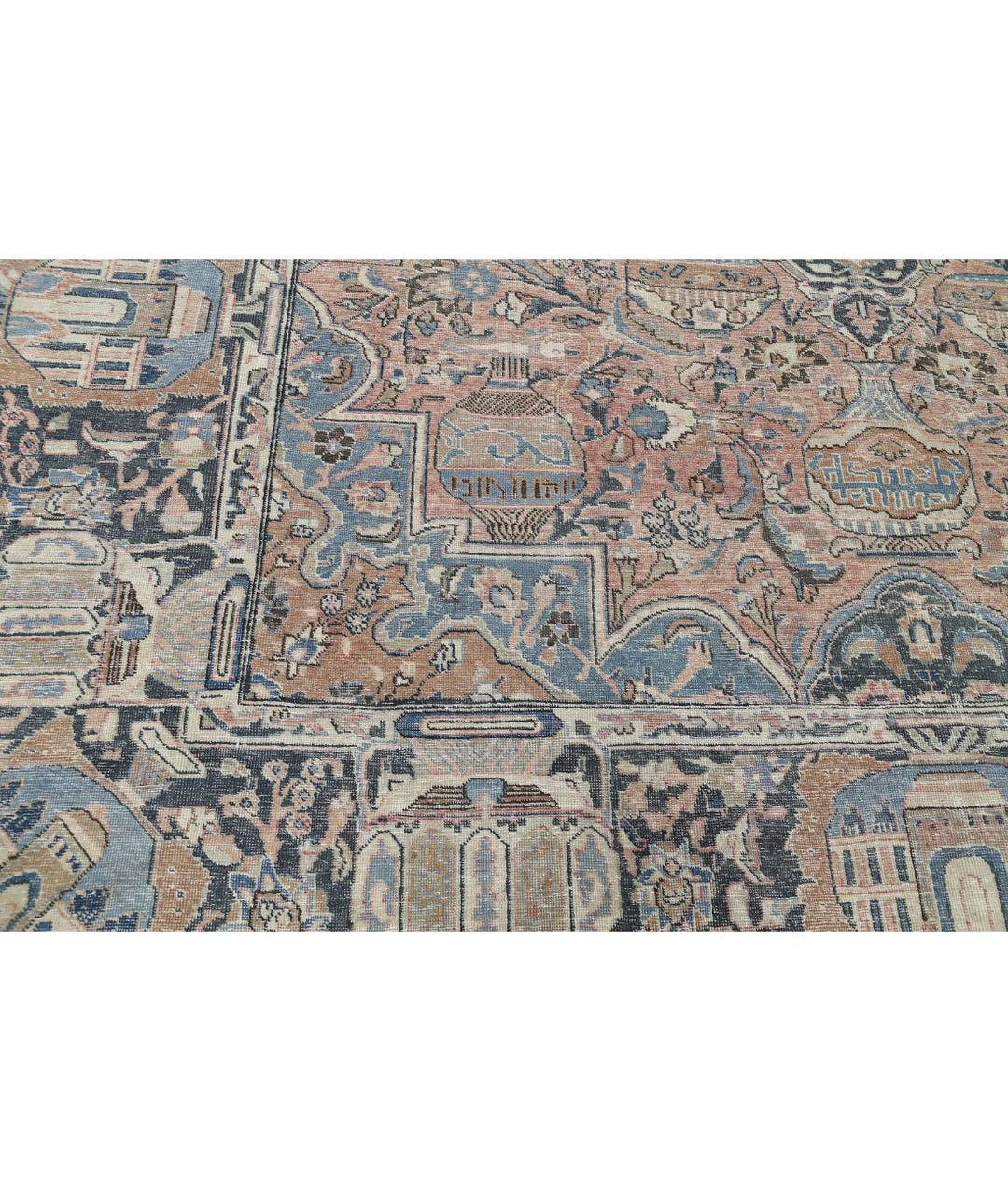 Persian Kashmar Rug 9' 8" x 11' 11" Hand-Knotted | No. AT64131