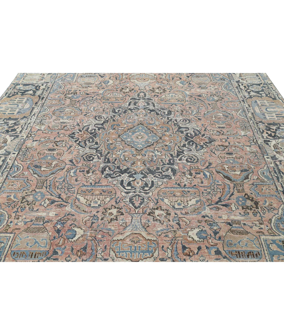 Persian Kashmar Rug 9' 8" x 11' 11" Hand-Knotted | No. AT64131