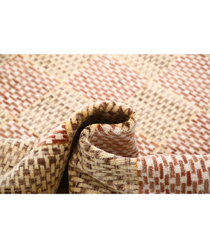Afghan Modcar Rug 8' 1" x 9' 9" Hand-Knotted | No. AT64170