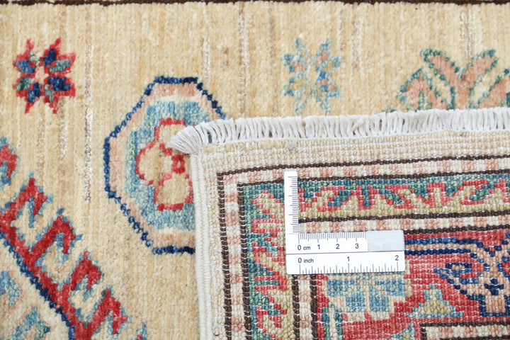 Afghan Royal Kazak Rug 2' 2" x 7' 10" Hand-Knotted | No. AT64201