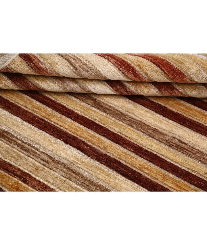 Afghan Modcar Rug 4' 11" x 6' 1" Hand-Knotted | No. AT64225
