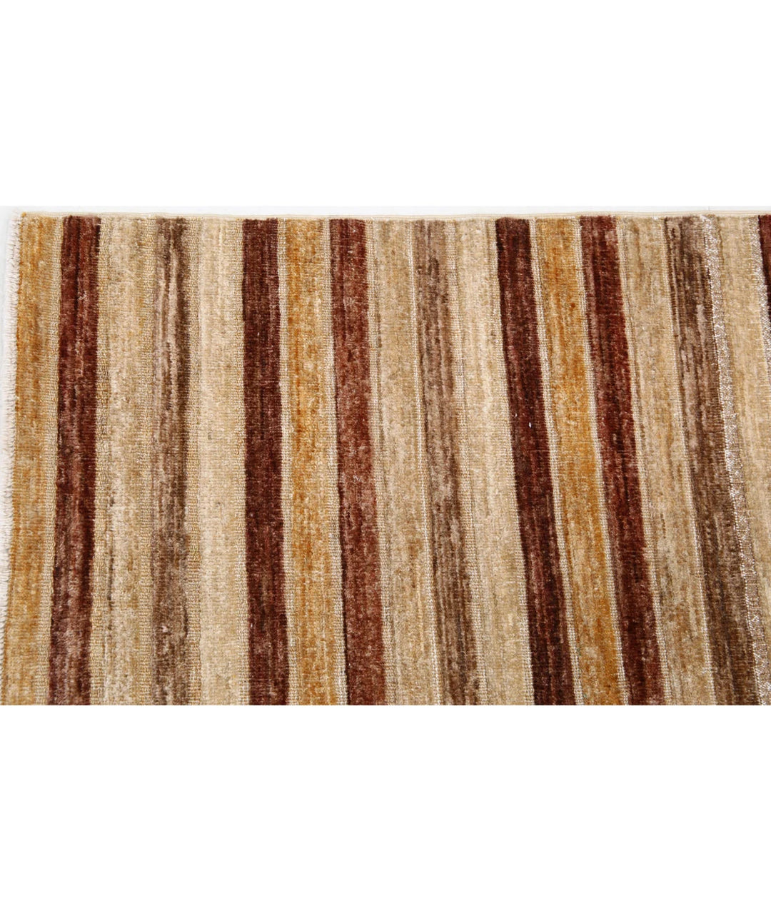 Afghan Modcar Rug 4' 11" x 6' 1" Hand-Knotted | No. AT64225