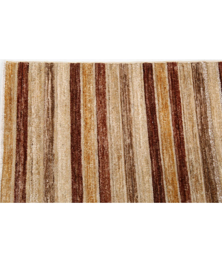 Afghan Modcar Rug 4' 11" x 6' 1" Hand-Knotted | No. AT64225