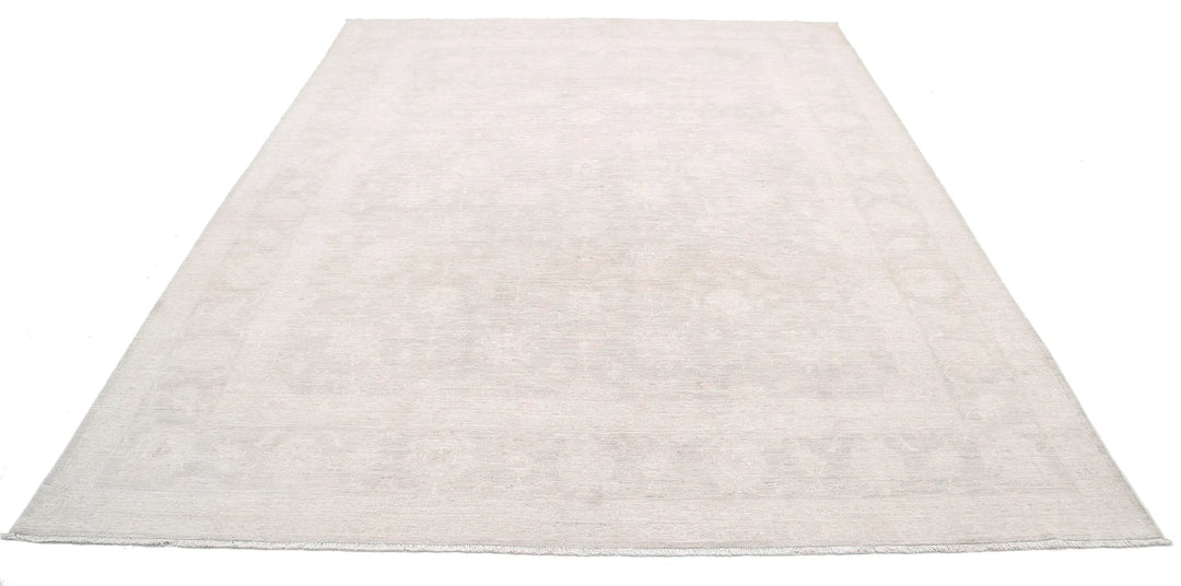 Afghan Tabriz Rug 8' 1" x 10' 4" Hand-Knotted | No. AT64314