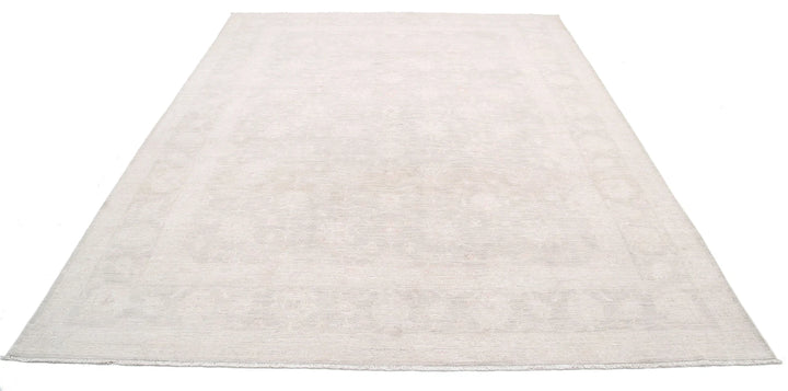 Afghan Tabriz Rug 8' 1" x 10' 4" Hand-Knotted | No. AT64314