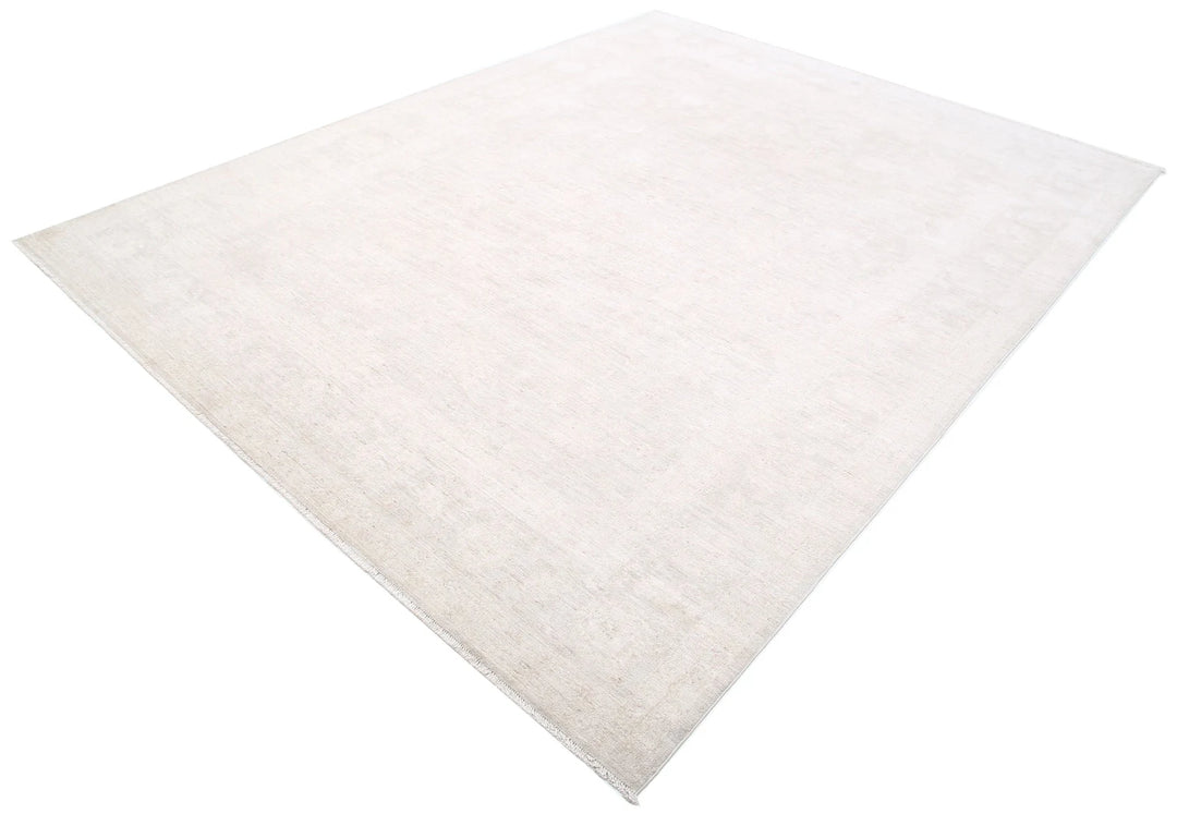 Afghan Tabriz Rug 8' 1" x 10' 4" Hand-Knotted | No. AT64314