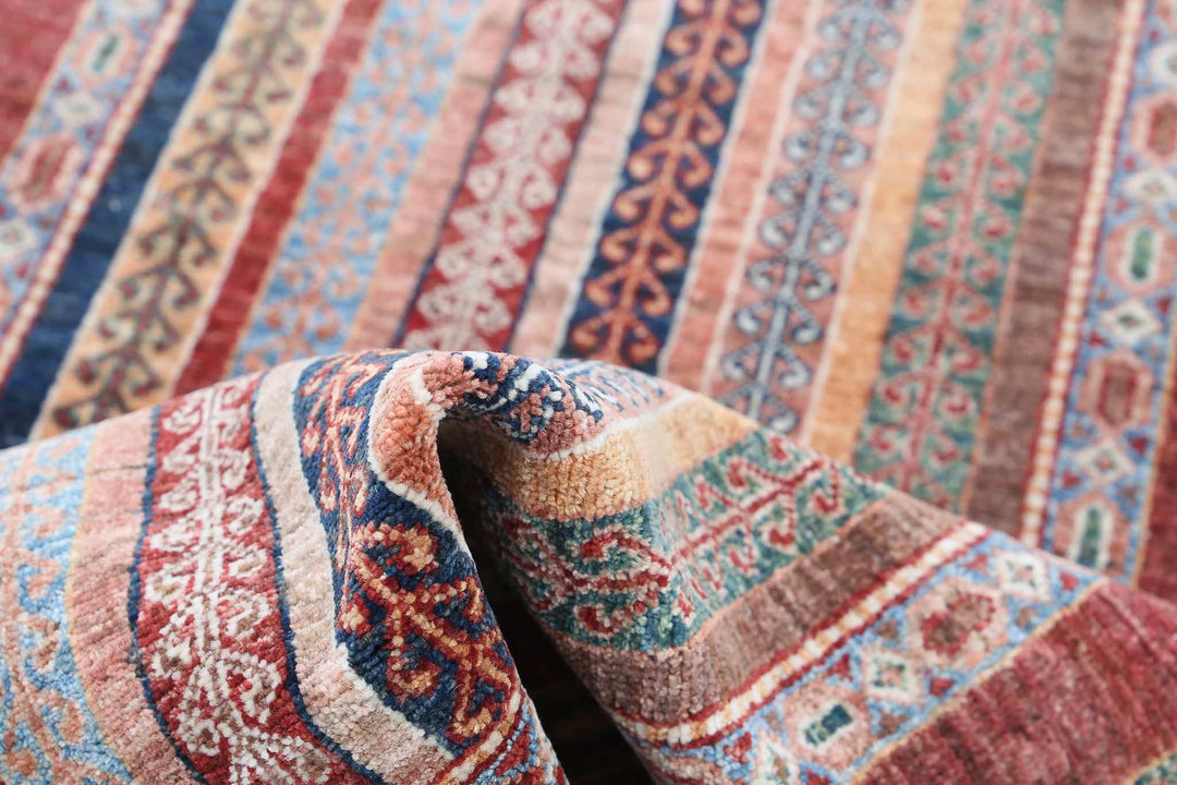 Afghan Shaal Rug 2' 8" x 4' 0" Hand-Knotted | No. AT64361
