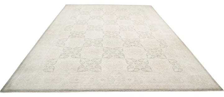 Afghan Serenity Rug 9' 10" x 13' 5" Hand-Knotted | No. AT64520