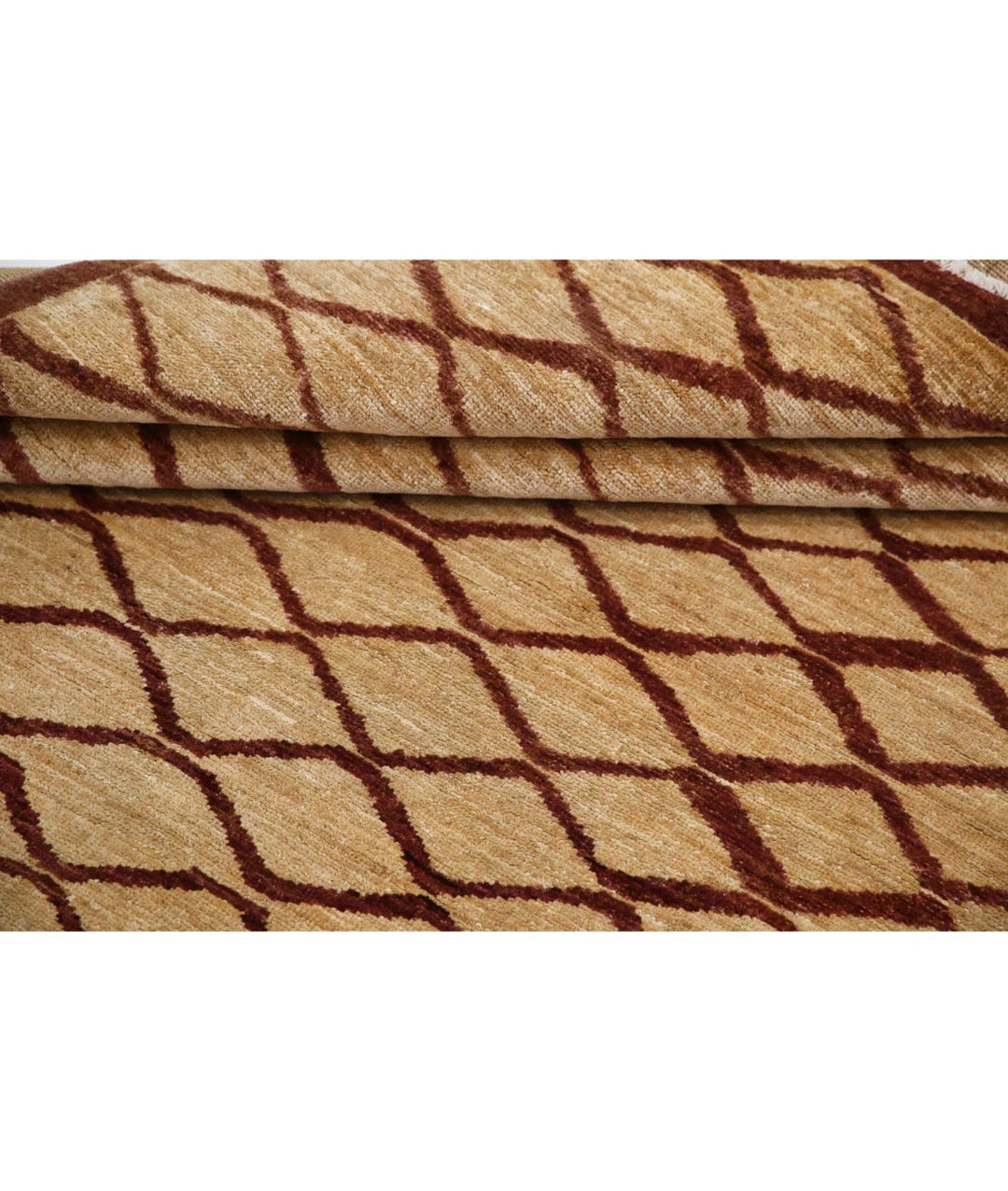 Afghan Oriental Rug 4' 9" x 6' 2" Hand-Knotted | No. AT64553