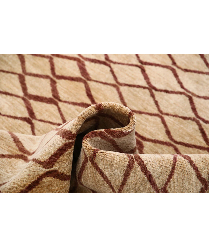 Afghan Oriental Rug 4' 9" x 6' 2" Hand-Knotted | No. AT64553