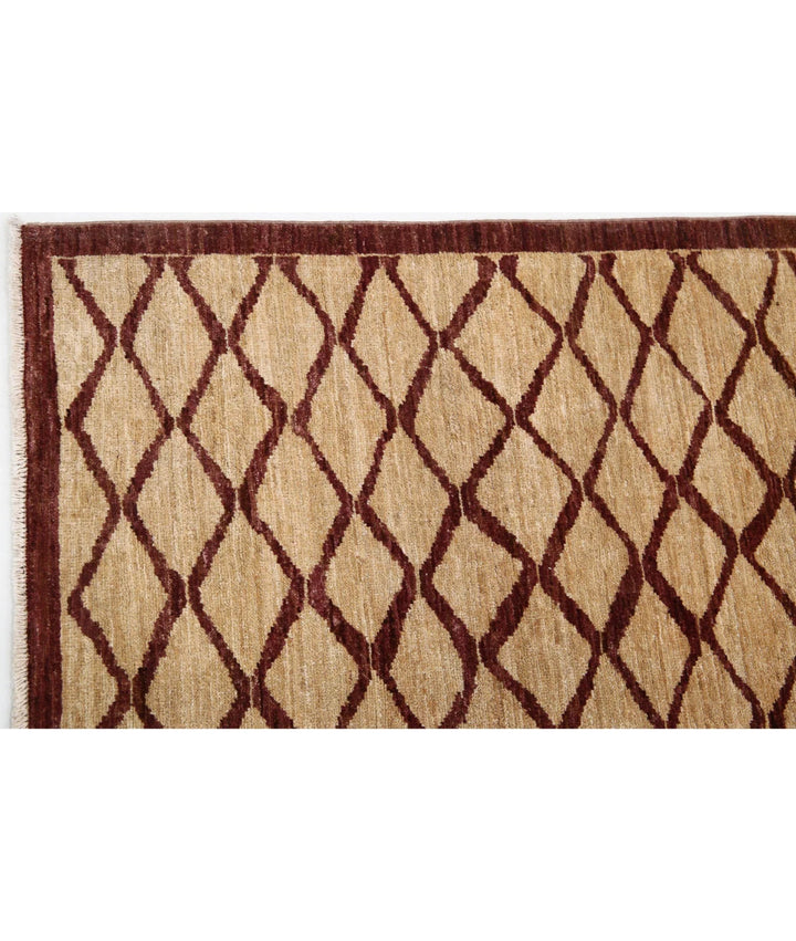 Afghan Oriental Rug 4' 9" x 6' 2" Hand-Knotted | No. AT64553